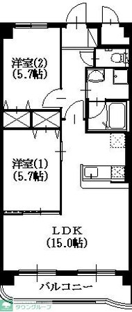 セントフィールドの物件間取画像